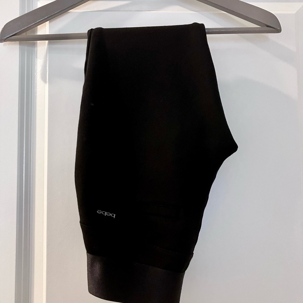 Bebe stretch black leggings